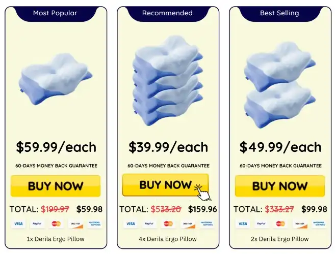 Derila Ergo Pricing — Order USA